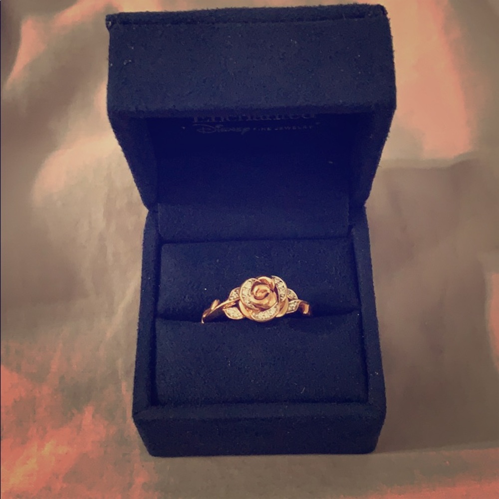 Enchanted Disney Belle Rose Ring
